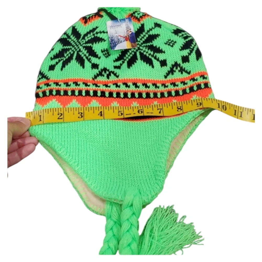 Kid's Winter Ski Hat One Size Youth New with Tags